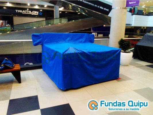 Funda para modulo isla de centro comercial - A medida - Peru - Fundas Quipu