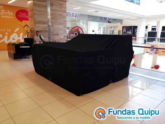 Funda para modulo isla de centro comercial - A medida - Peru - Fundas Quipu