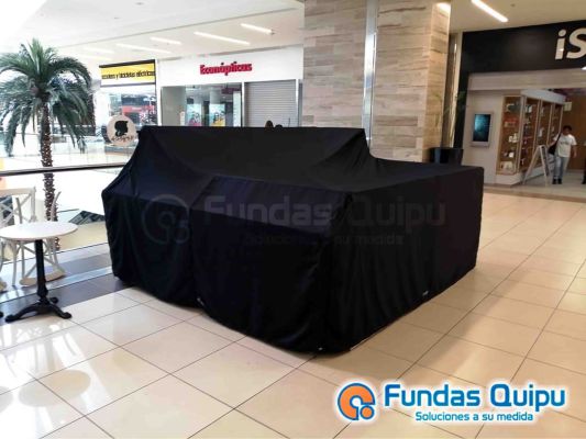 Funda para modulo isla de centro comercial - A medida - Peru - Fundas Quipu